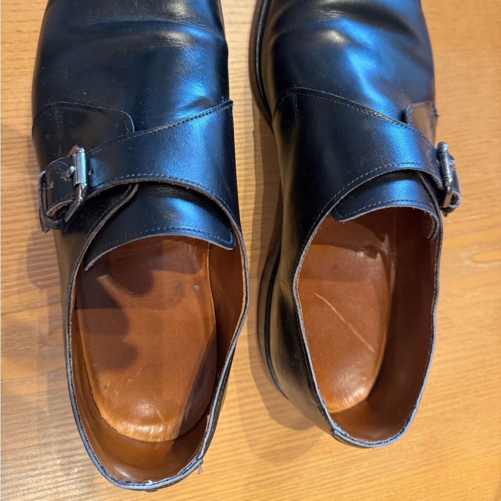 Polo Ralph Lauren Monk Strap Dress Shoes Men’s 12 Bench-made - Picture 3 of 8